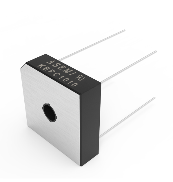 KBPC1010/KBPC1008/KBPC1006,ASEMI整流桥,自带散热片控制温升效果好,适配电动工具、液压装置标准方案