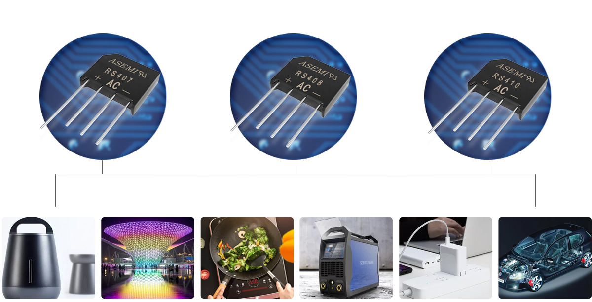 RS407/RS410/RS408/RS406/RS404/RS402/RS401/RS4005 ASEMI整流桥