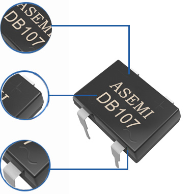 Industrielle elektronische Schaltung DB107 Brückengleichrichter für Haushaltsgeräte Industrielle elektronische Schaltung 1A 1000V. 1个一卖